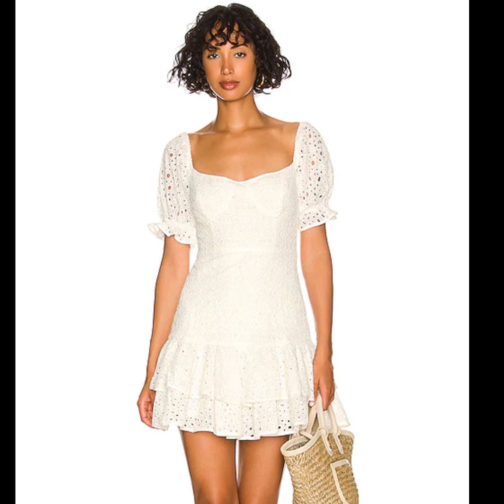 ASTR the label Roseville pointelle dress